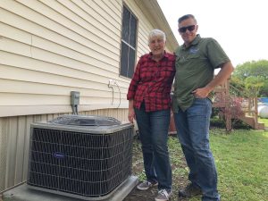 happy customer Getting an AC replacement before you sell your house is a big decision Garner is happy to help with.